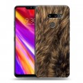 Дизайнерский пластиковый чехол для LG G8 ThinQ Текстуры мехов