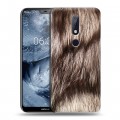 Дизайнерский пластиковый чехол для Nokia 6.1 Plus Текстуры мехов