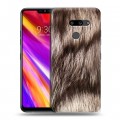 Дизайнерский пластиковый чехол для LG G8 ThinQ Текстуры мехов