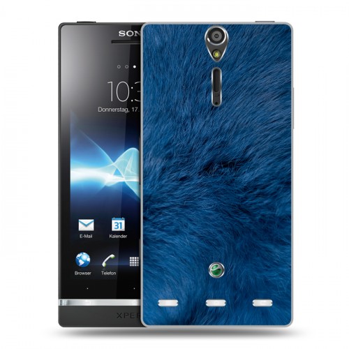 Дизайнерский пластиковый чехол для Sony Xperia S Текстуры мехов