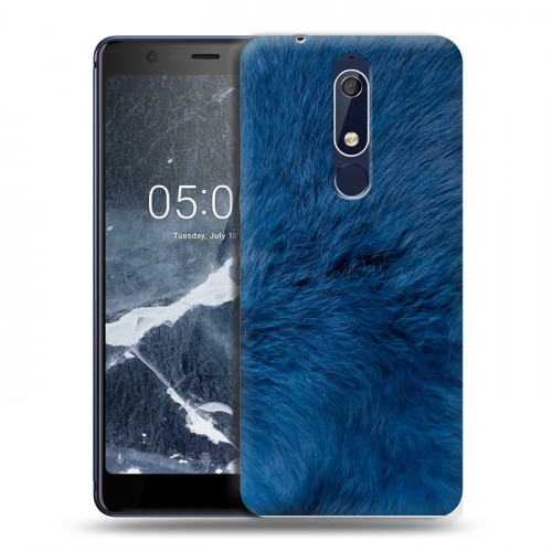 Дизайнерский пластиковый чехол для Nokia 5.1 Текстуры мехов