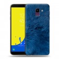 Дизайнерский пластиковый чехол для Samsung Galaxy J6 Текстуры мехов