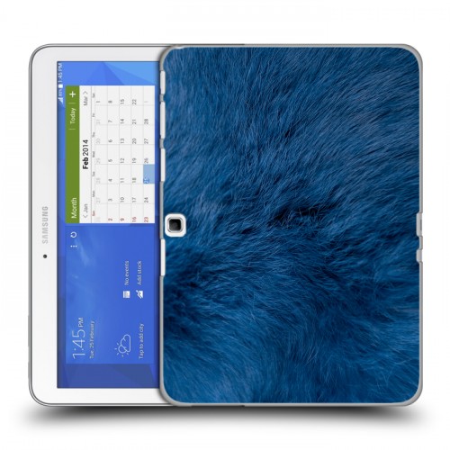 Дизайнерский силиконовый чехол для Samsung Galaxy Tab 4 10.1 Текстуры мехов