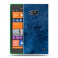 Дизайнерский пластиковый чехол для Nokia Lumia 730/735 Текстуры мехов