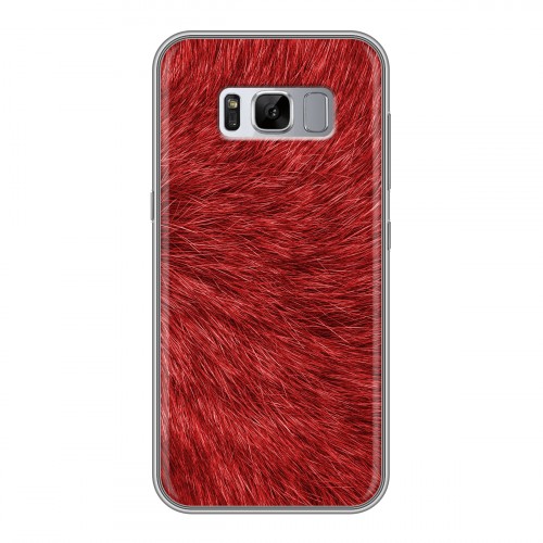 Дизайнерский силиконовый чехол для Samsung Galaxy S8 Plus Текстуры мехов