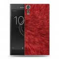 Дизайнерский пластиковый чехол для Sony Xperia XZs Текстуры мехов