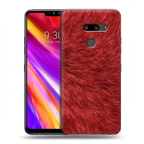 Дизайнерский пластиковый чехол для LG G8 ThinQ Текстуры мехов