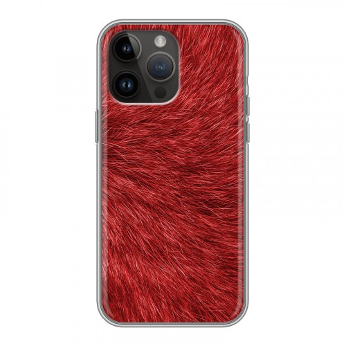 Дизайнерский силиконовый чехол для Iphone 14 Pro Max Текстуры мехов