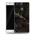 Дизайнерский пластиковый чехол для Huawei P9 Plus Мрамор текстура