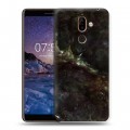 Дизайнерский пластиковый чехол для Nokia 7 Plus Мрамор текстура