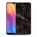 Дизайнерский силиконовый с усиленными углами чехол для Xiaomi RedMi 8A Мрамор текстура