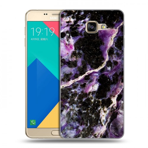 Дизайнерский силиконовый чехол для Samsung Galaxy A9 Мрамор текстура