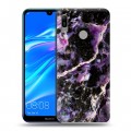 Дизайнерский пластиковый чехол для Huawei Y6 (2019) Мрамор текстура