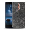 Дизайнерский пластиковый чехол для Nokia 8 Мрамор текстура