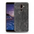 Дизайнерский пластиковый чехол для Nokia 7 Plus Мрамор текстура