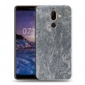 Дизайнерский пластиковый чехол для Nokia 7 Plus Мрамор текстура