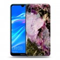 Дизайнерский пластиковый чехол для Huawei Y6 (2019) Мрамор текстура