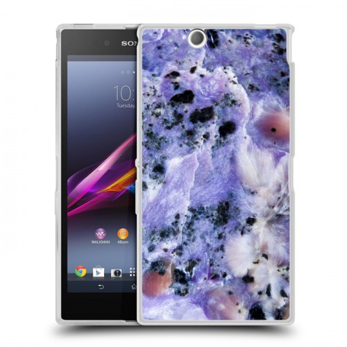 Дизайнерский пластиковый чехол для Sony Xperia Z Ultra  Мрамор текстура