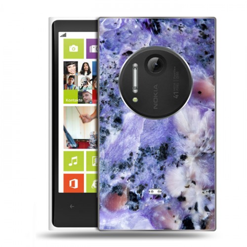 Дизайнерский пластиковый чехол для Nokia Lumia 1020 Мрамор текстура