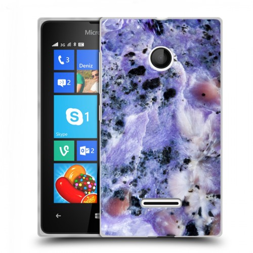 Дизайнерский пластиковый чехол для Microsoft Lumia 435 Мрамор текстура