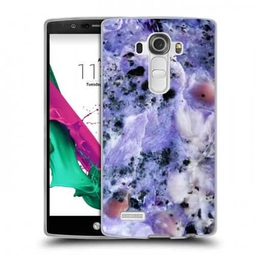 Дизайнерский силиконовый чехол для LG G4 Мрамор текстура