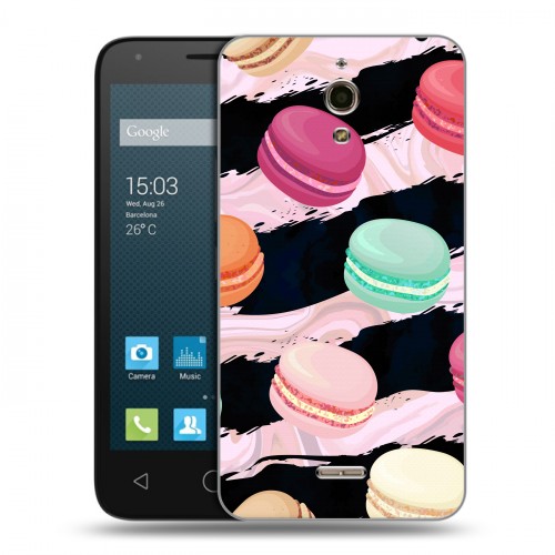 Дизайнерский силиконовый чехол для Alcatel One Touch Pixi 4 (6) Сладости
