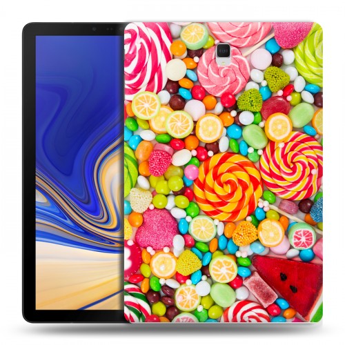 Дизайнерский силиконовый чехол для Samsung Galaxy Tab S4 Сладости