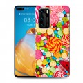 Дизайнерский пластиковый чехол для Huawei P40 Сладости