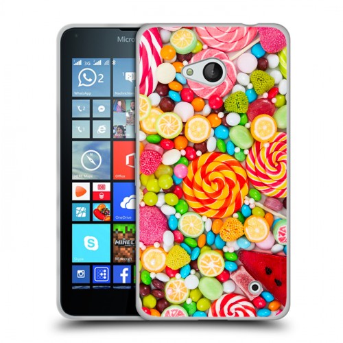 Дизайнерский силиконовый чехол для Microsoft Lumia 640 Сладости