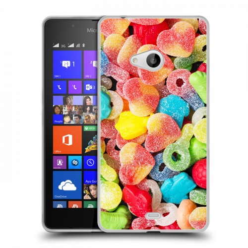 Дизайнерский пластиковый чехол для Microsoft Lumia 540 Сладости