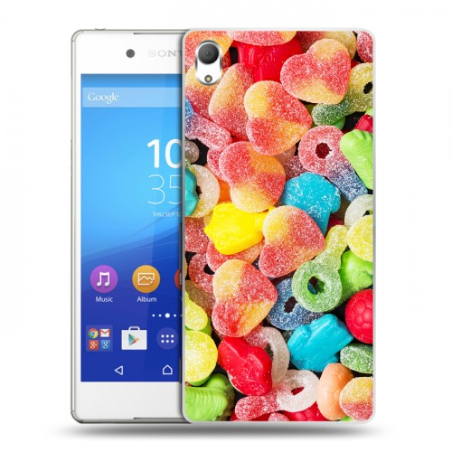 Дизайнерский пластиковый чехол для Sony Xperia Z3+ Сладости