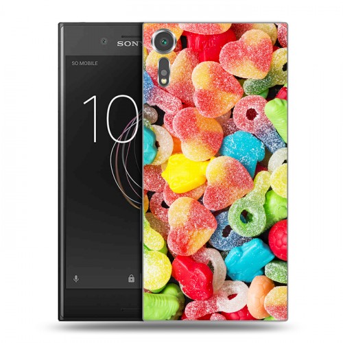 Дизайнерский пластиковый чехол для Sony Xperia XZs Сладости