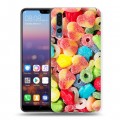 Дизайнерский силиконовый с усиленными углами чехол для Huawei P20 Pro Сладости