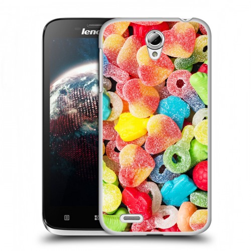 Дизайнерский пластиковый чехол для Lenovo A859 Ideaphone Сладости