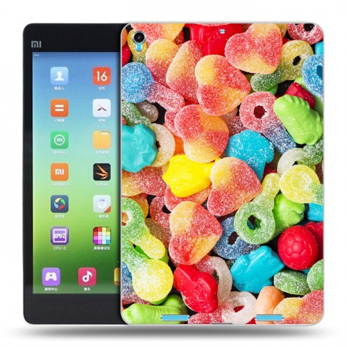 Дизайнерский силиконовый чехол для Xiaomi MiPad Сладости