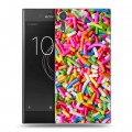 Дизайнерский пластиковый чехол для Sony Xperia XZs Сладости