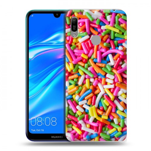 Дизайнерский пластиковый чехол для Huawei Y6 (2019) Сладости
