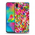 Дизайнерский пластиковый чехол для Samsung Galaxy M20 Сладости