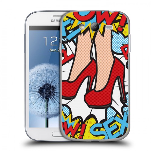 Дизайнерский пластиковый чехол для Samsung Galaxy Grand Поп арт