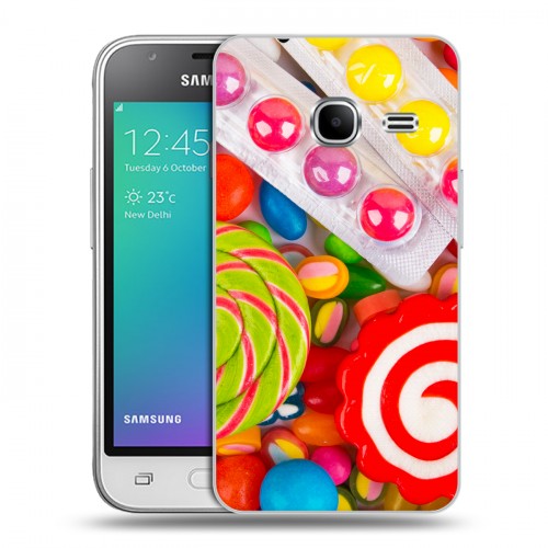 Дизайнерский силиконовый чехол для Samsung Galaxy J1 mini (2016) Сладости