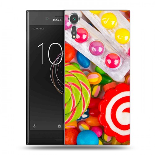 Дизайнерский пластиковый чехол для Sony Xperia XZs Сладости