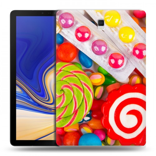 Дизайнерский силиконовый чехол для Samsung Galaxy Tab S4 Сладости