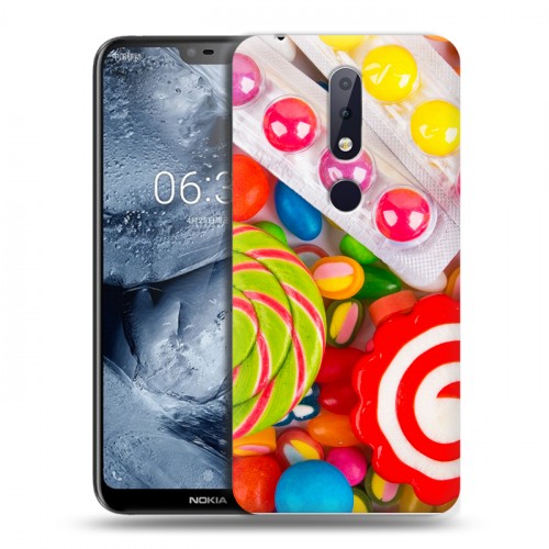 Дизайнерский силиконовый чехол для Nokia 6.1 Plus Сладости