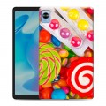 Дизайнерский силиконовый чехол для Realme Pad Mini Сладости