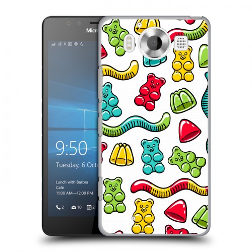 Дизайнерский пластиковый чехол для Microsoft Lumia 950 Сладости
