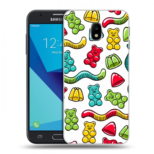 Дизайнерский пластиковый чехол для Samsung Galaxy J3 (2017) Сладости