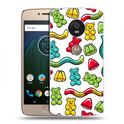 Дизайнерский силиконовый чехол для Motorola Moto G5s Сладости