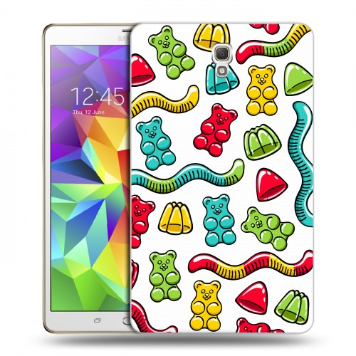 Дизайнерский силиконовый чехол для Samsung Galaxy Tab S 8.4 Сладости