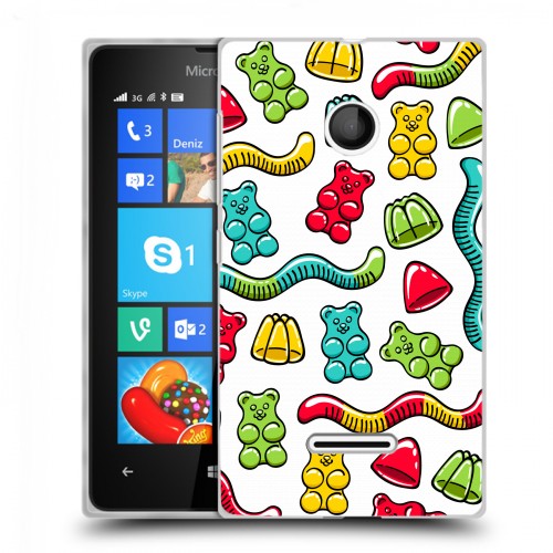 Дизайнерский пластиковый чехол для Microsoft Lumia 435 Сладости