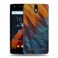 Дизайнерский силиконовый чехол для Wileyfox Storm Перья